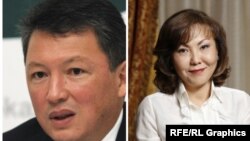 Динара Назарбаева жана Тимур Кулибаев.