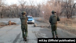 Беларускія вайскоўцы ў Казахстане