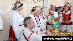 Жанчыны, якія ўдзельнічалі ў кулінарным спаборы ў Беліцы 