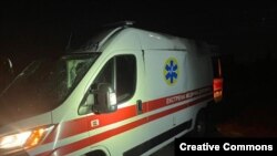 У Нікапалі Днепрапятроўскай вобласьці расейскія войскі пацэлілі ў машыну хуткай дапамогі, пацярпелі тры мэдыкі. Фота ілюстрацыйнае