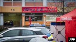 Ханаудагы ок атылган жер. Германия, 20-февраль, 2020-жыл. 