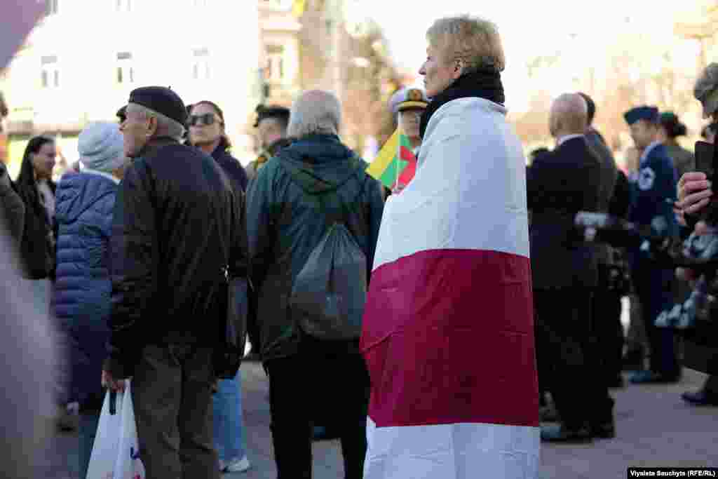 Разьвітаньне з амэрыканскімі вайскоўцамі, якія загінулі на палігоне. Вільня, 3 красавіка 2025 