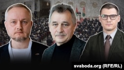 Канцэпцыя «Люстрацыя для Беларусі». Аляксандар Азараў, Анатоль Лябедзька, Арцём Брухан. Ілюстрацыйны каляж