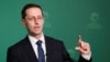 Hungarian Finance Minister Mihaly Varga (file photo)