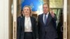 Britan daşary işler ministri Liz Truss we onuň rus kärdeşi Sergeý Lawrow