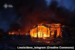 Последствия удара по Киеву, раннее утро 6 апреля