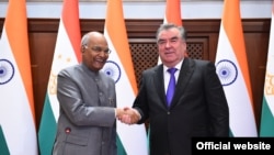 Эмомали Рахмон и Шри Рам Натха Ковинд