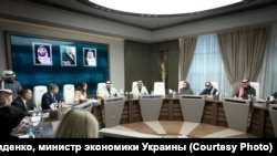 Украинская делегация прибыла на переговоры в Саудовскую Аравию, 16 февраля 2024 года (ФОТО: Юлия Свириденко)