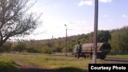 Военная машина на оккупированой части Донбасса (фото автора)