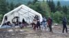 Bosnian authorities have been relocating hundreds of migrants from Bihac to a tent camp in Vucjak, about eight kilometers away. 