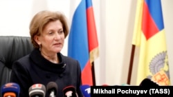 Ռուսաստանի գլխավոր սանիտարական բժիշկ Աննա Պոպովան, արխիվ, Մոսկվա