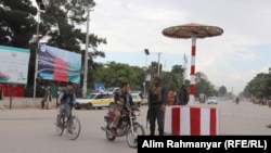 یک سرباز پولیس ملی در ولایت جوزجان