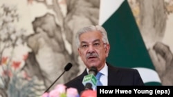 خواجه محمد آصف وزیر دفاع پیشین پاکستان