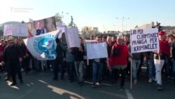 Albanians Protest Court Verdicts On 2015 Shoot-Out