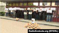 Протест під НАБУ згодом переріс у штурм будівлі