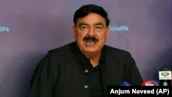 شیخ رشید احمد وزیر داخله پاکستان