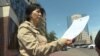 Kazakhstan - Inkar Tishtybaeva, a resident of Astana, who signed an application for a rally on May 21 "on the land issue," shows the response of the akimat. Astana, 18May2018.