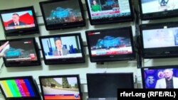 اتاق کنترل یکی از رسانه‌های افغانستان. 