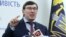 Ukrainian Prosecutor-General Yuriy Lutsenko speaks at a press conference in Kyiv on March 7.