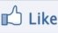 Facebook-тегі Like түймесі.