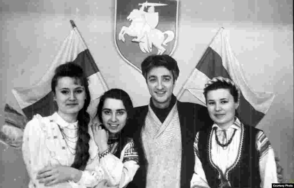 Данчык і салісткі гурту &quot;Ліцьвіны&quot;.