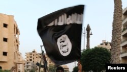 تصویر آرشیف : بیرق داعش 