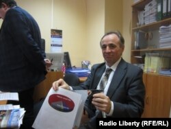 Александр Плясовских в Выборгском суде Петербурга. 11 марта 2013 года