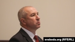 Міністар унутраных справаў Беларусі Юры Караеў на паседжаньні Палаты прадстаўнікоў