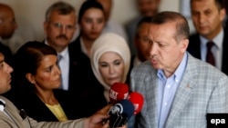 Türkiýäniň prezidenti Rejep Taýyp Erdogan.