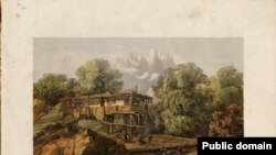 Carlo Bossoli. Alupkadaki tatar evi