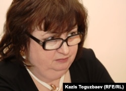 Елена Ребенчук, адвокат Гульжан Ергалиевой. Алматы, 1 ноября 2011 года.