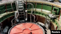 Шахта советской военной ядерной базы в Украине, архивное фото