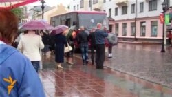 Горадня. Затрыманьні на акцыі супраць русыфікацыі польскай школы