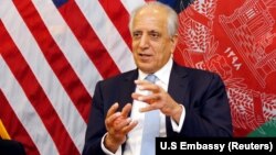 د افغانستان د سولې لپاره د امریکا د بهرنیو چارو وزارت ځانګړی استازی زلمی خلیلزاد