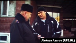 Кадр из короткометражного фильма "Миша", повествующего о теме рабства. Алматы, 16 марта 2017 года.