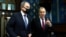 Министры иностранных дел Азербайджана и России Джейхун Байрамов (слева) и Сергей Лавров