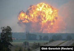 Пожежа на складах у Калинівці, Вінниччина, 27 вересня 2017 року