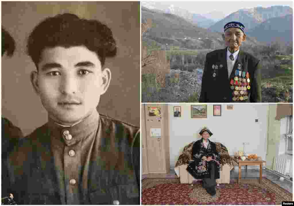 Кусталет Тасибаєв, 90 років. Казахський офіцер служив у радянській кавлерії з листопада 1943 року по жовтень 1950-го. На момент закінчення війни захищав радянські інтереси в Порт-Артурі