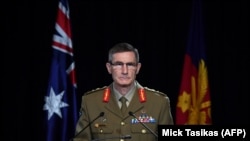 Австралиянын Коргоо күчтөрүнүн кол башчысы, генерал Ангус Кэмпбэлл. Канберра, 19-ноябрь, 2020-жыл. 