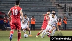 Тажикстан менен Филиппиндин 28-марттагы оюну. Сүрөт тажик Футбол федерациясынан алынды. 