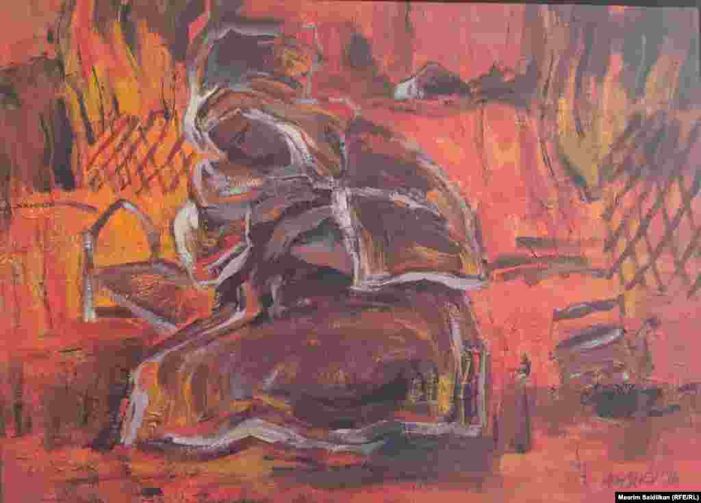 С.Адишевдин &quot;Үркүн 1916&quot; аттуу эмгеги. Таар, акрил