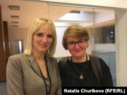 Ольга Вільхова з Головного управління Держпраці у Львівській області та Мирослава Керик, голова фундації «Наш вибір»