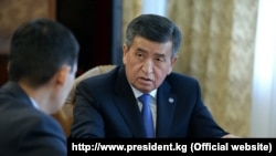 Сооронбай Жээнбеков принял Алмазбека Курманалиева. 9 декабря
