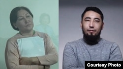 Зарина Төрөкулова, Азамат Ишенбеков. Коллаж.