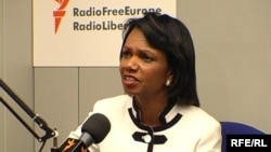 Кондолиза Райс в студии Радио Свобода