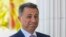 Former Macedonian Prime Minister Nikola Gruevski arrives at court in Skopje on October 5.