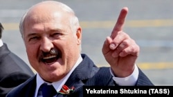 Александр Лукашенко Москвадагы Жеңиш парадында. 24-июнь, 2020-жыл.
