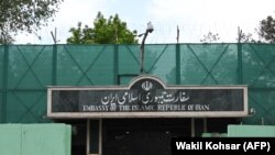 تصویر آرشیف: دروازهٔ ورودی سفارت ایران در کابل 