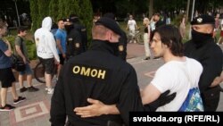 Затрыманьне, Гомель, 19 чэрвеня. Ілюстрацыйнае фота