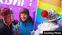 Оппозиционный активист Алексей Киселев, участник ЛГБТ-движения